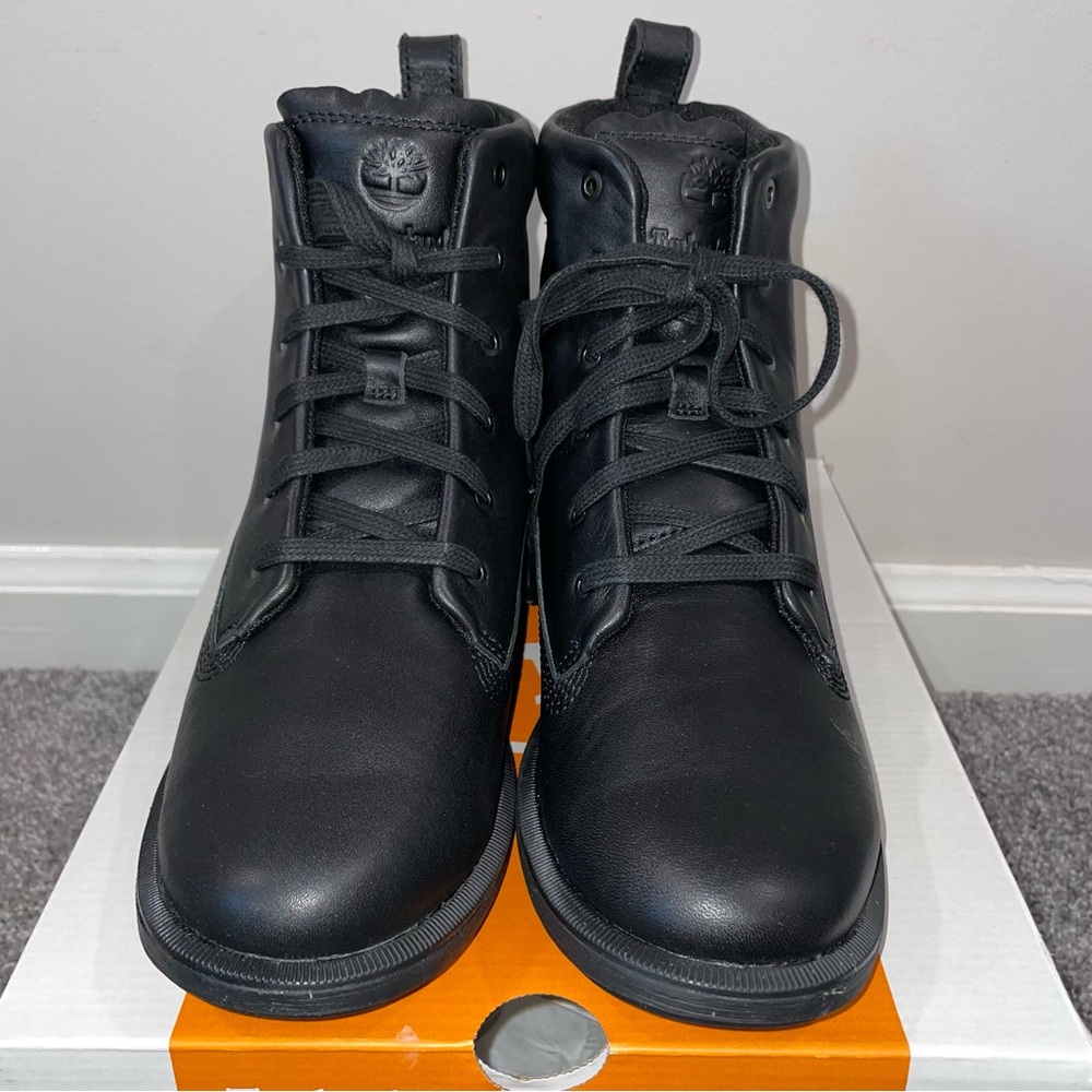 Timberland Black Boots Women’s 7 Verona Lace Up New in Box - Picture 2 of 7